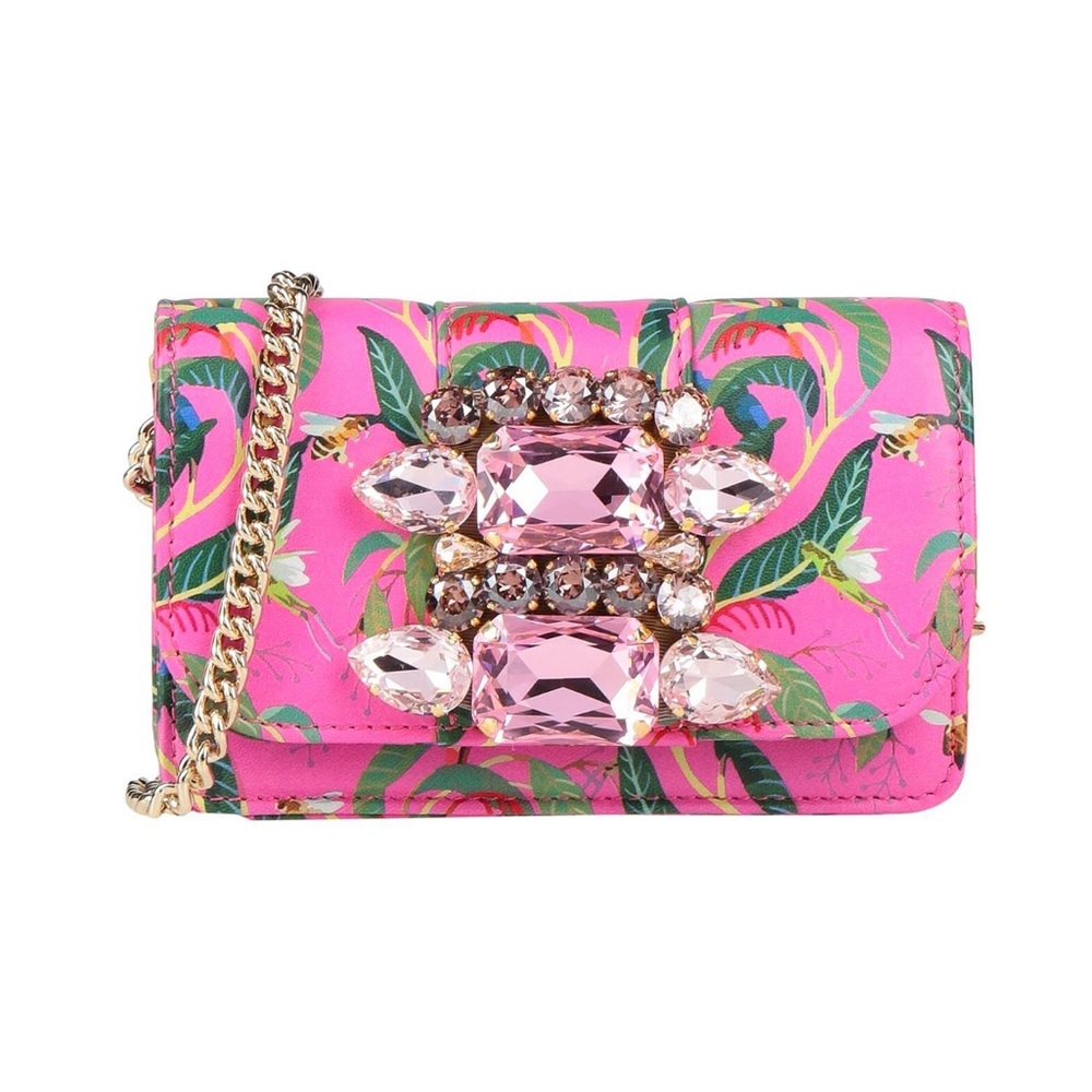 Gedebe crystal floral bag small NWTSOLD!